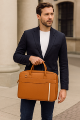 The Dawn - Leather Laptop Bag